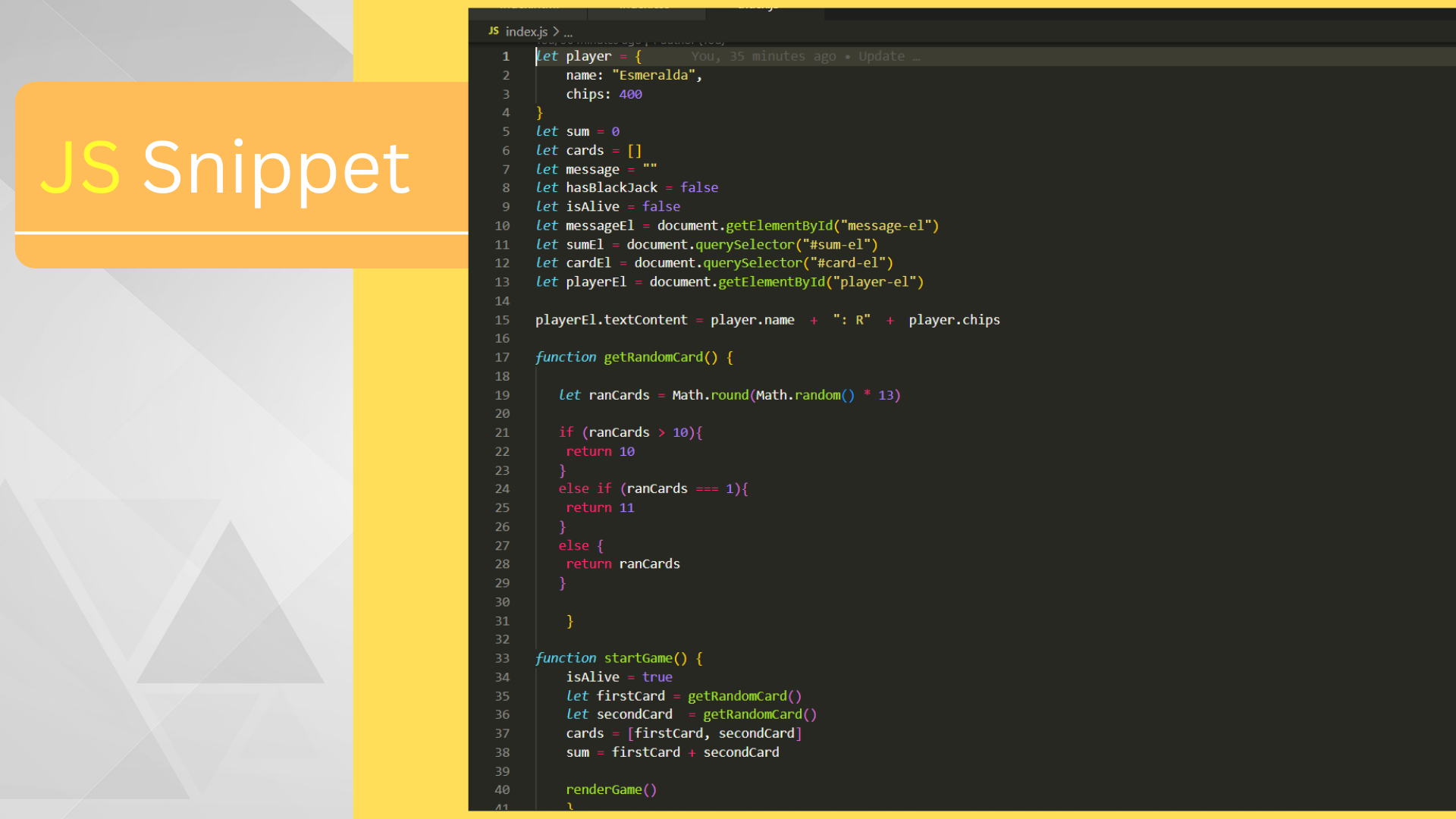 JS-snippet