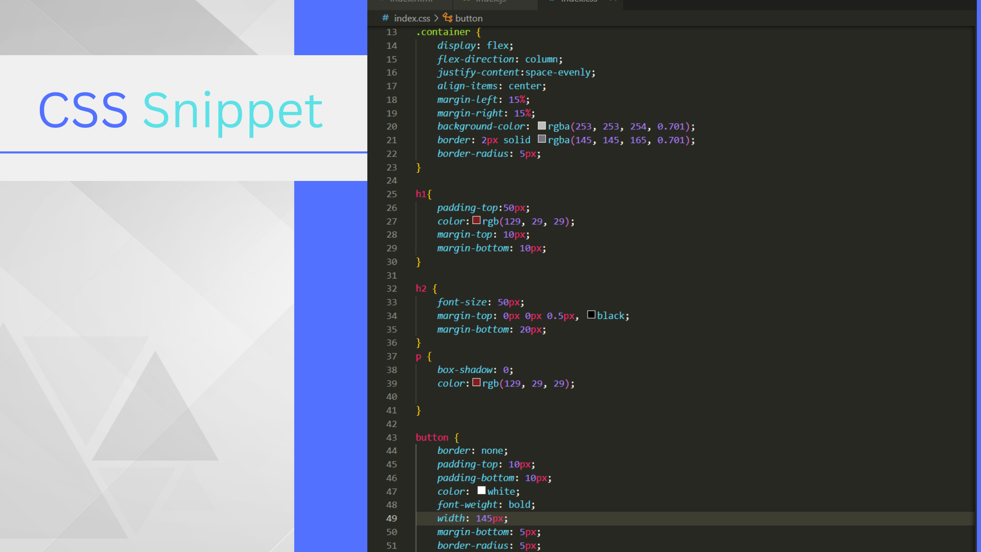 css snippet