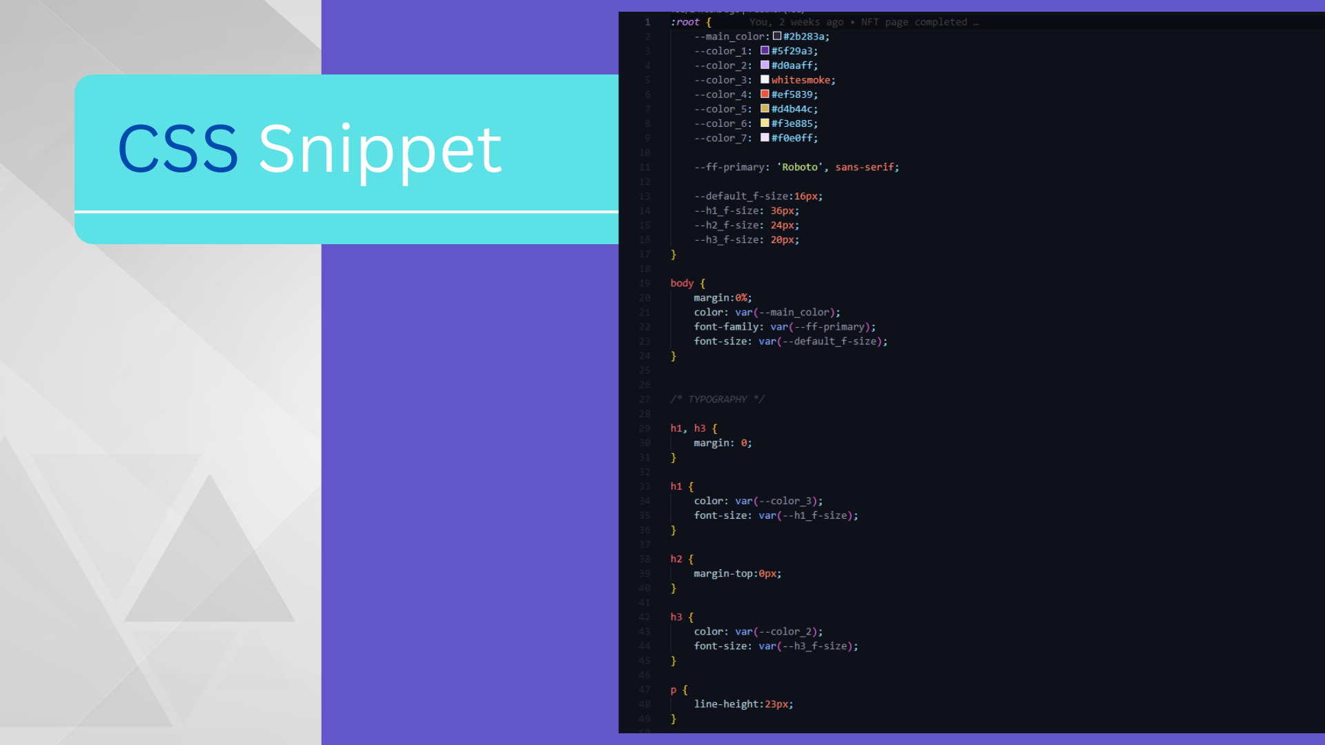 css snippet
